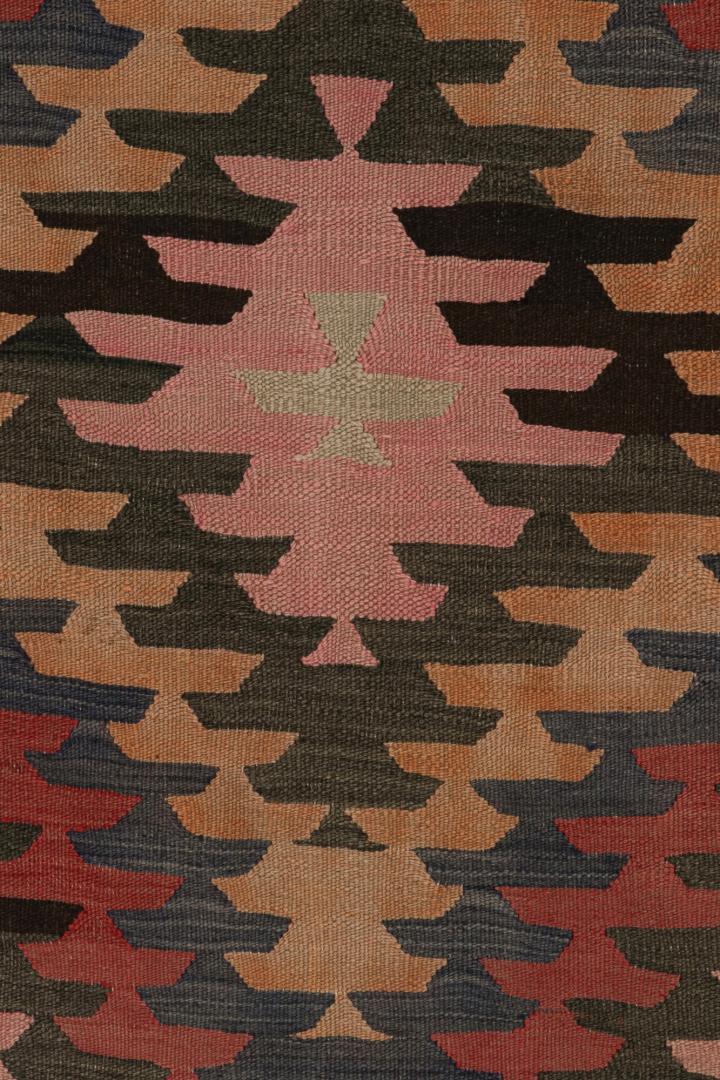 Vintage Afghani Tribal Kilim with Geometric Patterns