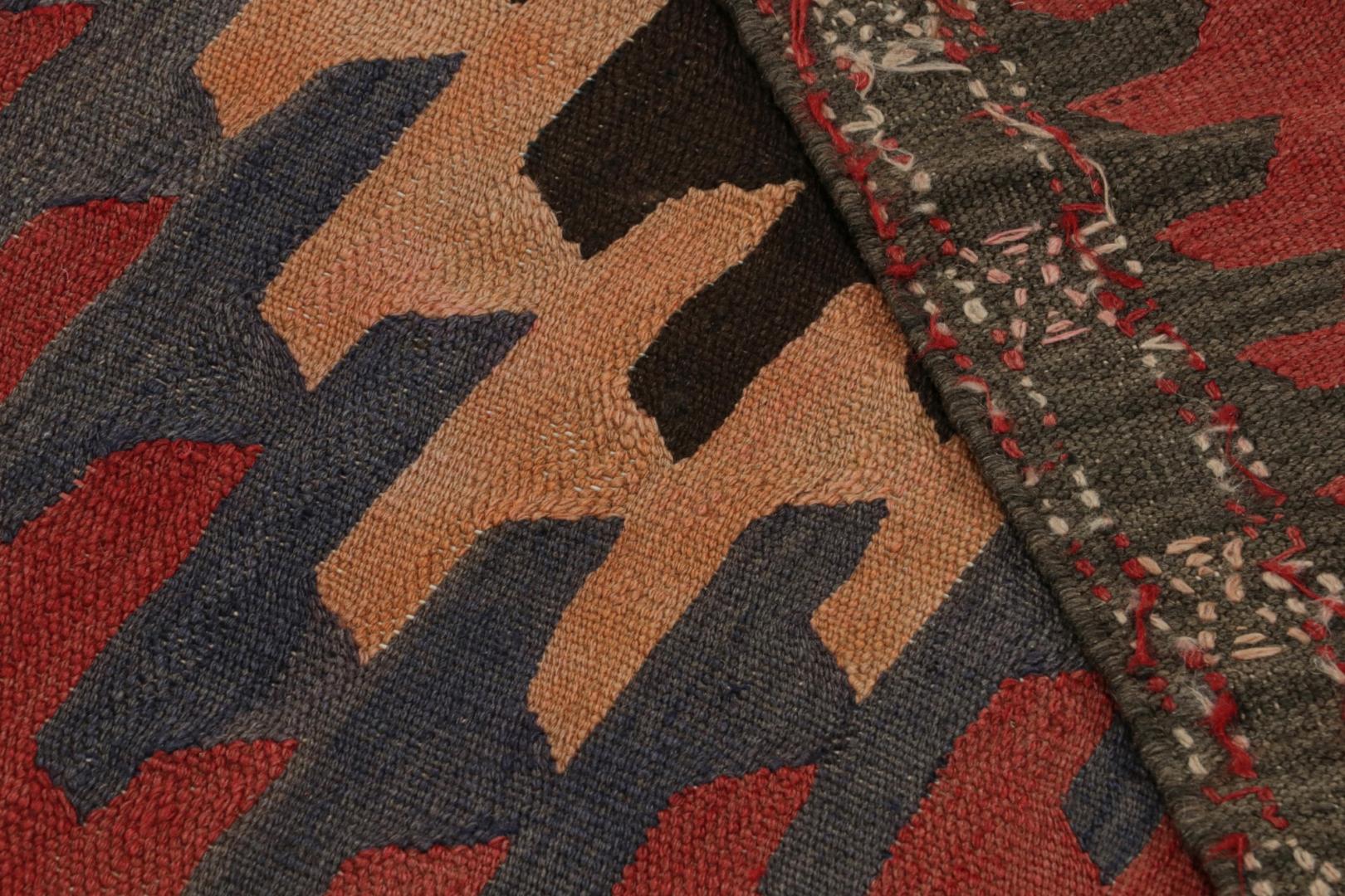 Vintage Afghani Tribal Kilim with Geometric Patterns
