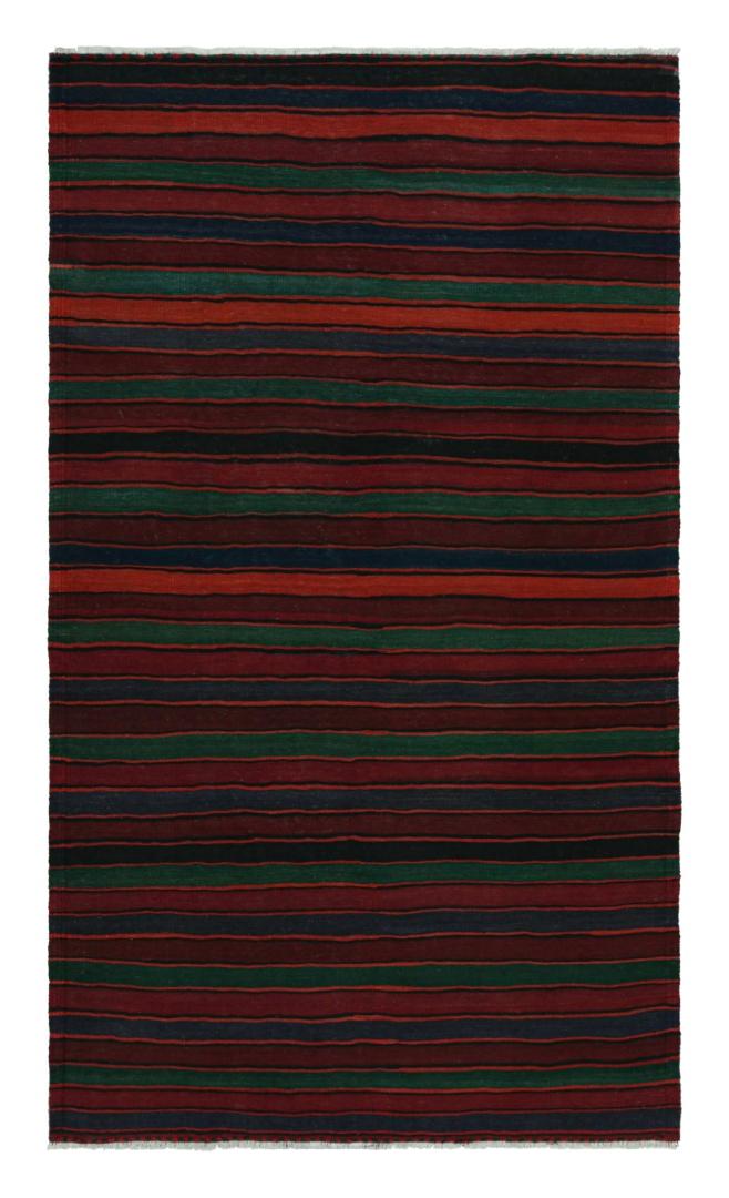 Vintage Afghani tribal Kilim rug