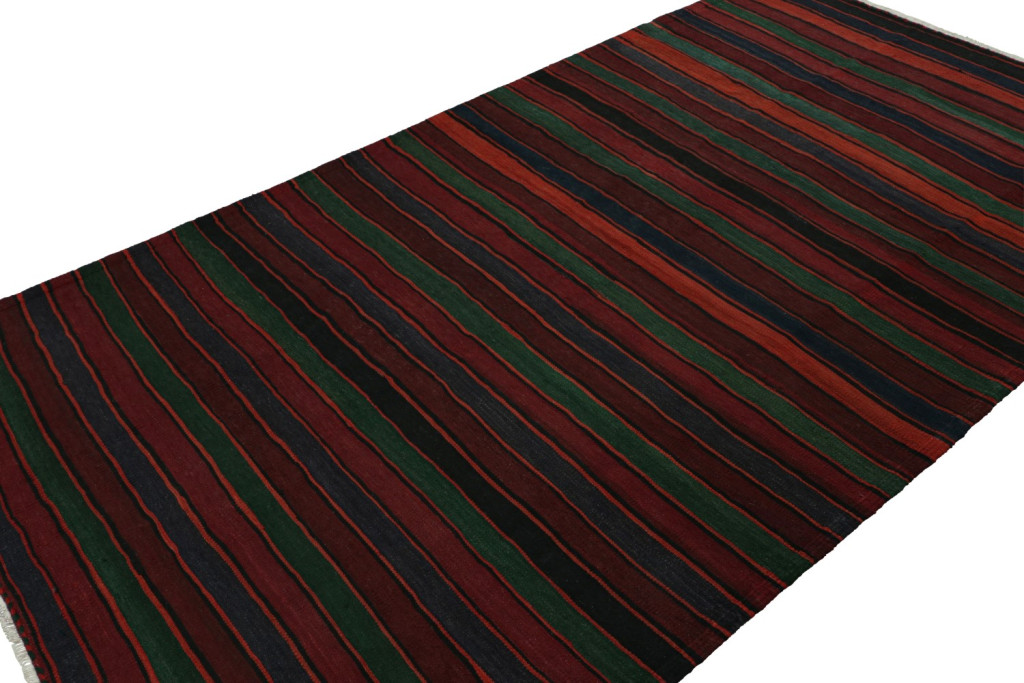 Vintage Afghani tribal Kilim rug