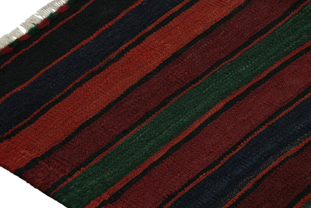 Vintage Afghani tribal Kilim rug