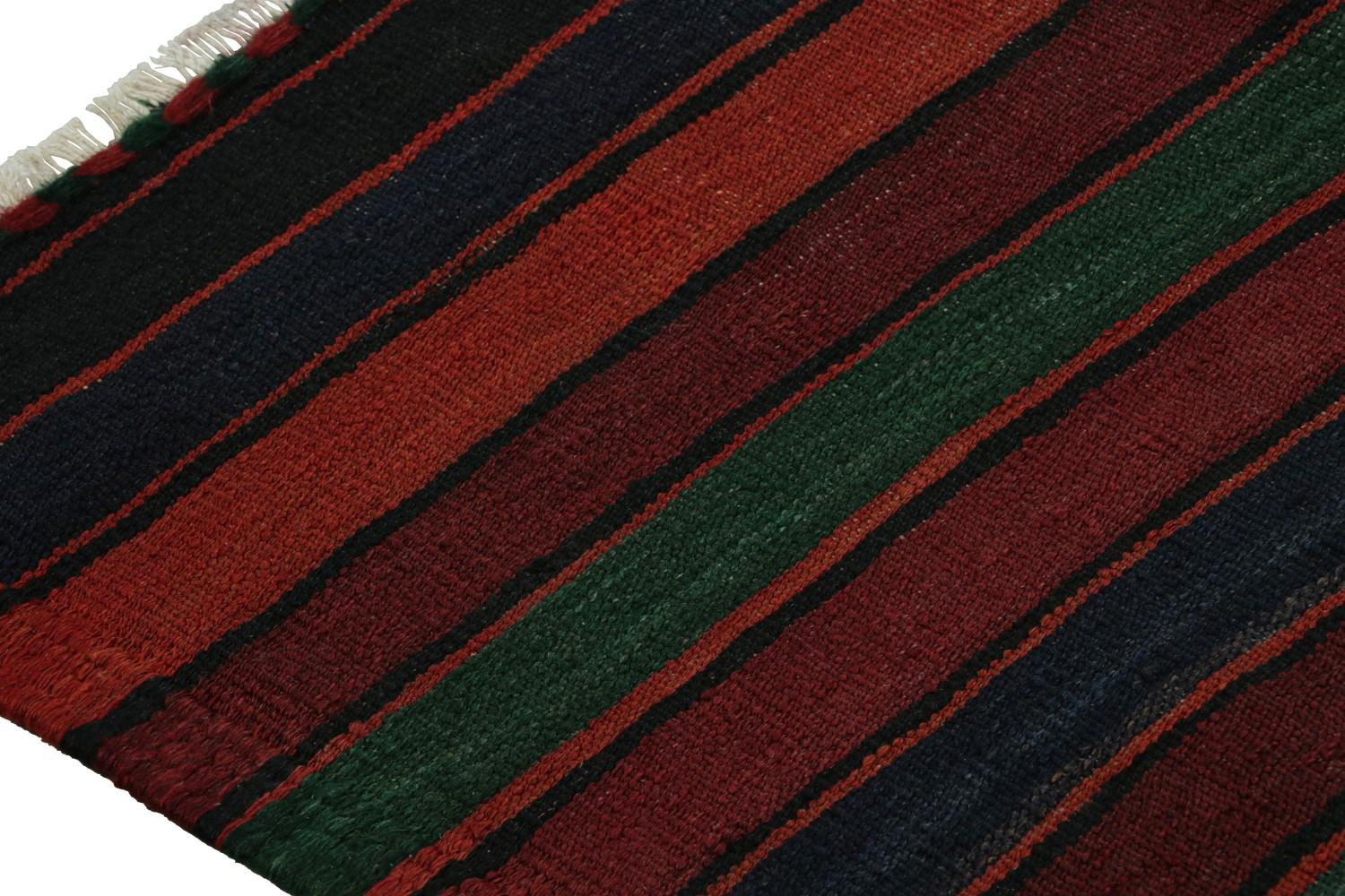 Vintage Afghani tribal Kilim rug
