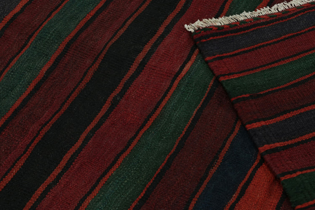 Vintage Afghani tribal Kilim rug