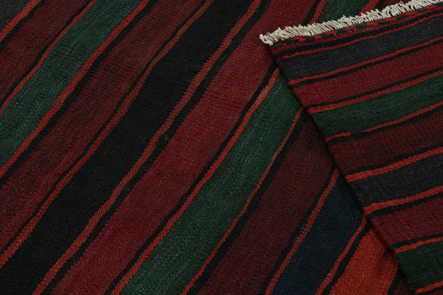 Vintage Afghani tribal Kilim rug