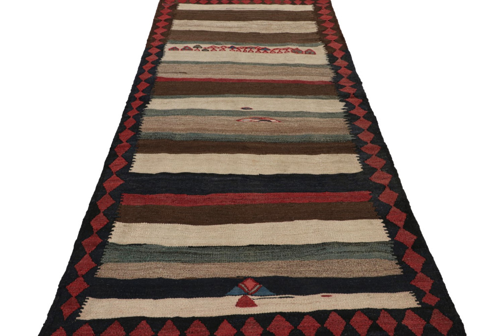 Vintage Persian tribal Kilim rug