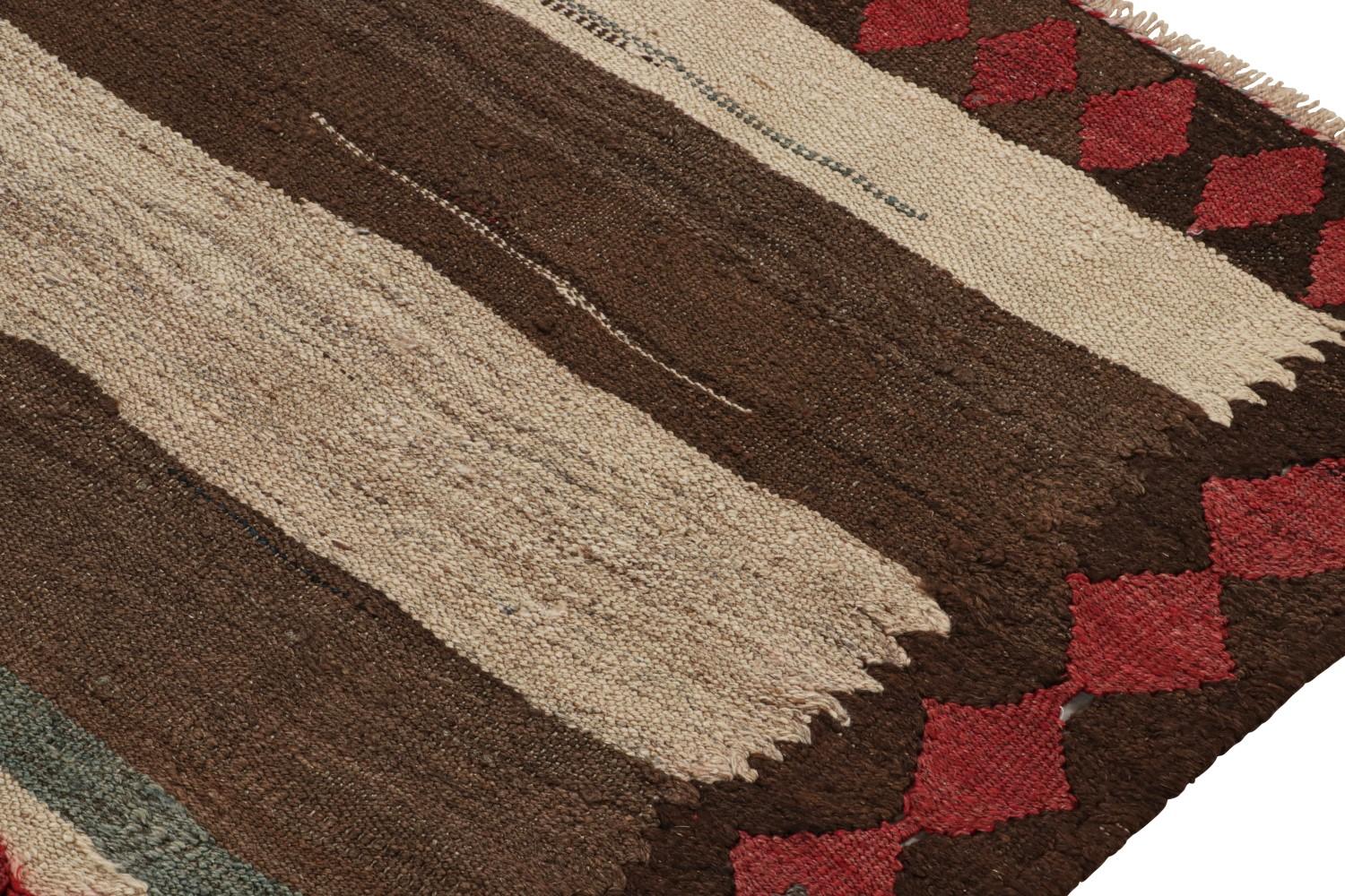 Vintage Persian tribal Kilim rug