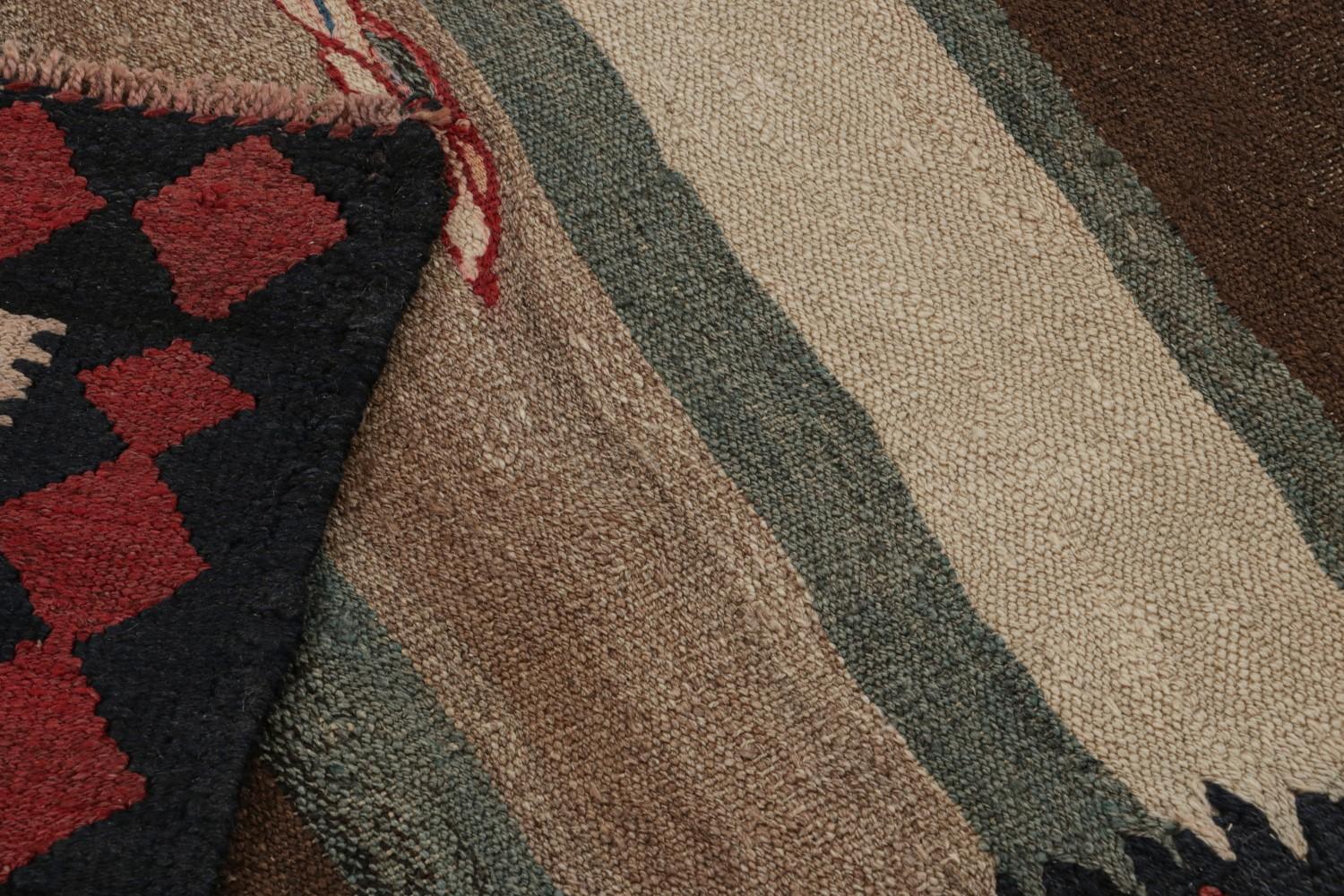 Vintage Persian tribal Kilim rug