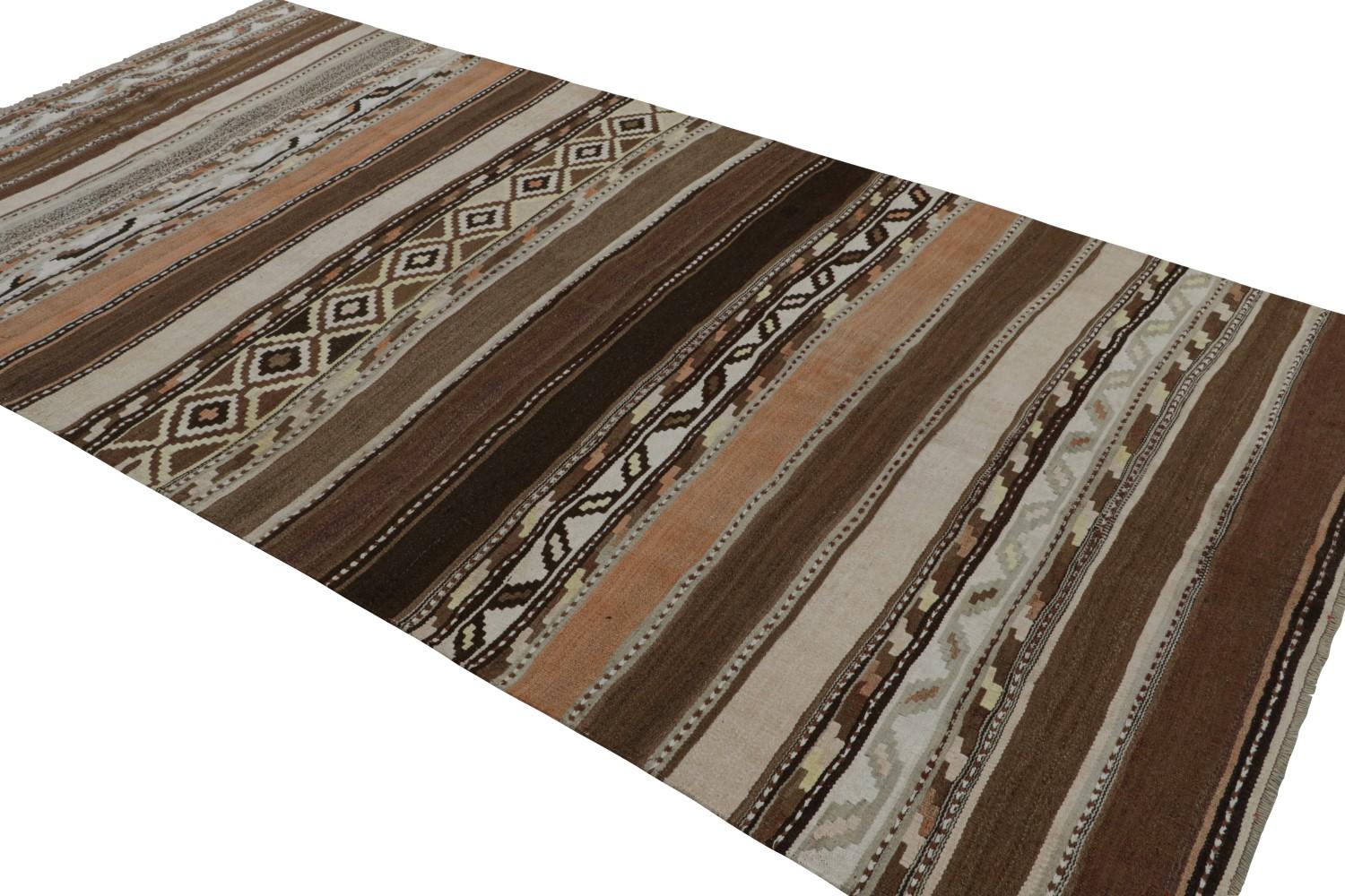 Vintage Persian tribal Kilim rug