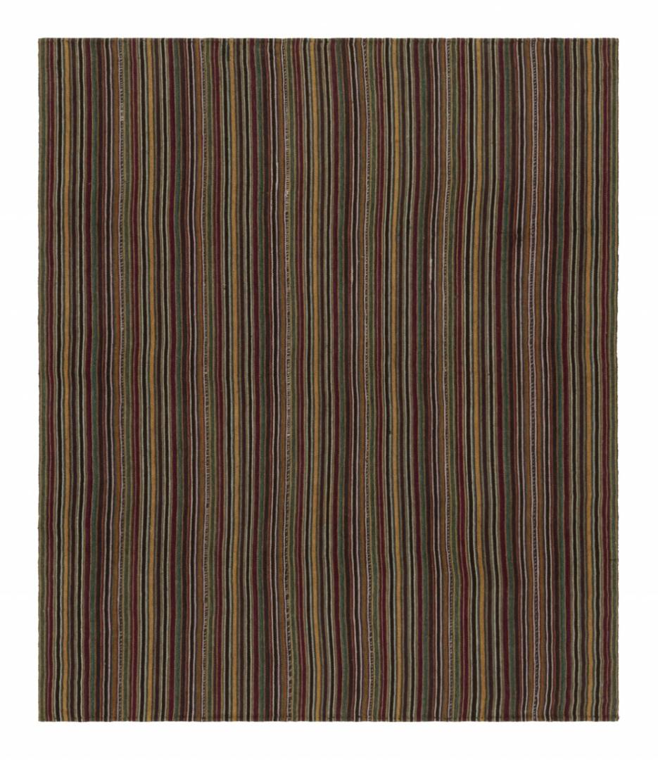 Vintage tribal Persian Kilim rug