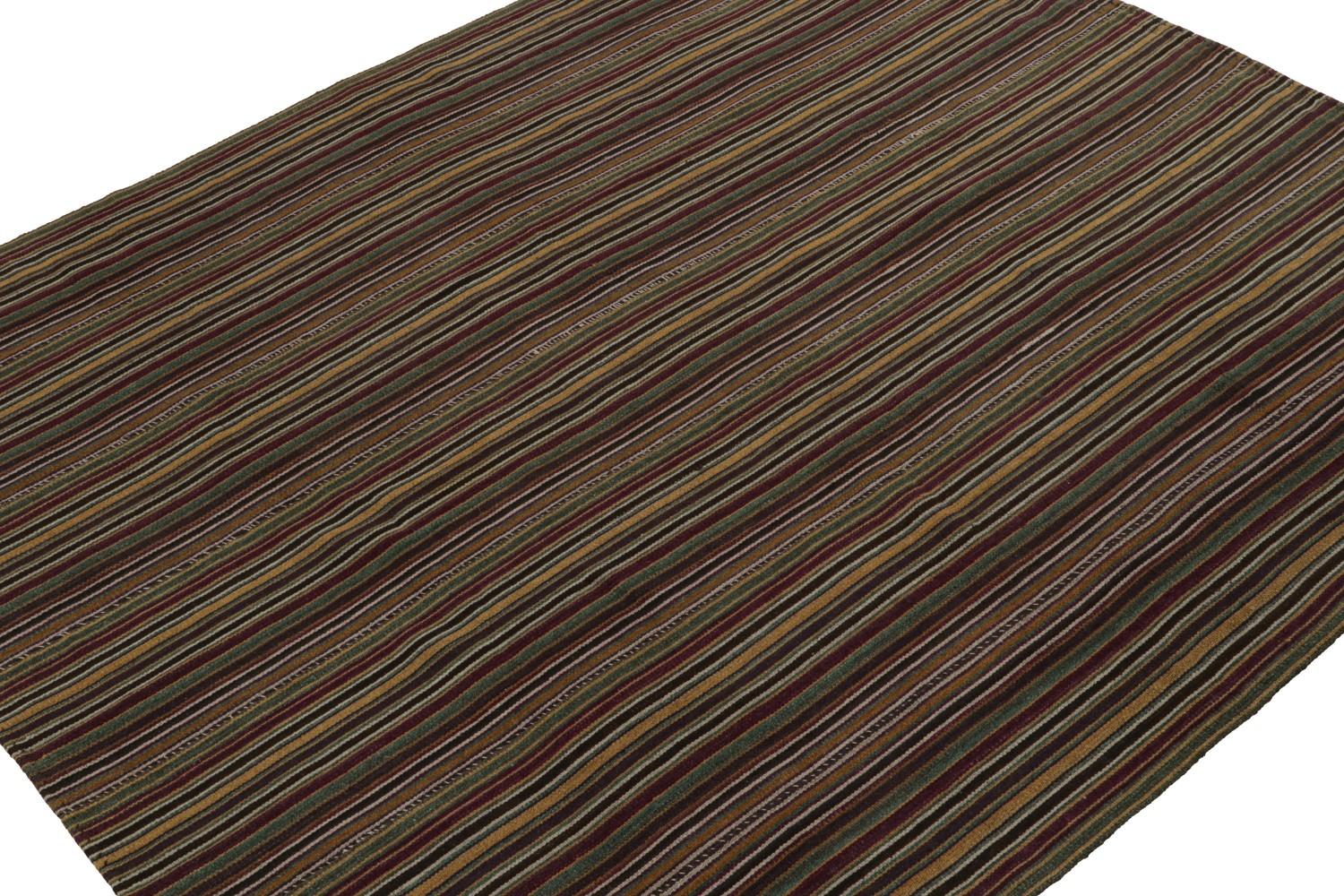 Vintage tribal Persian Kilim rug