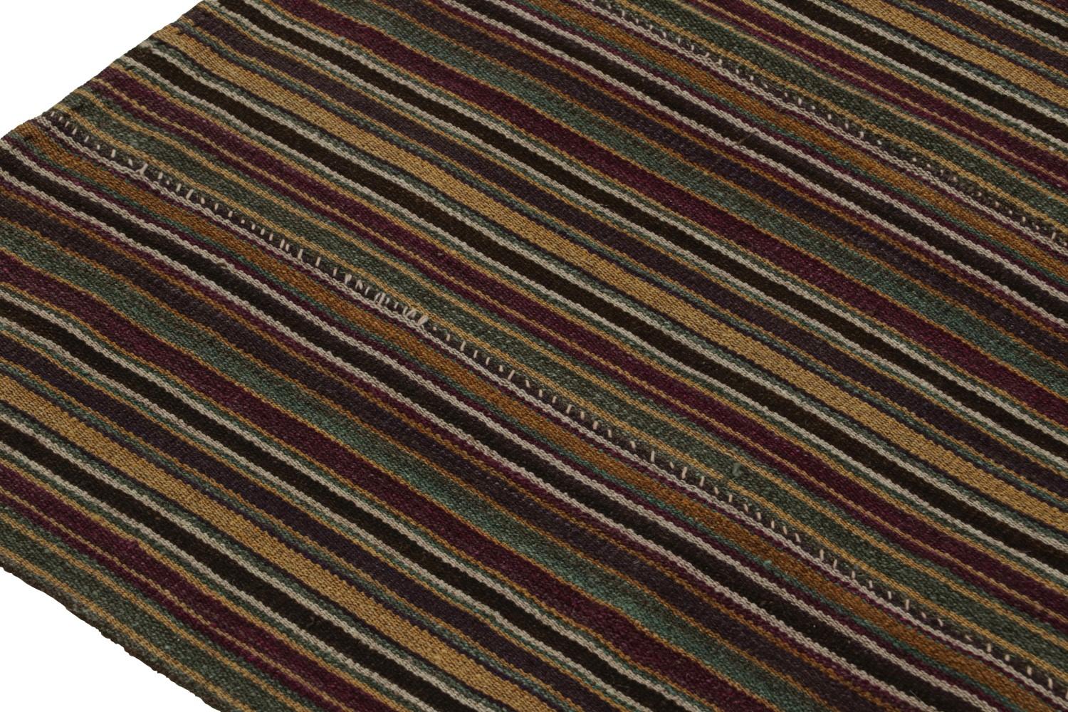 Vintage tribal Persian Kilim rug