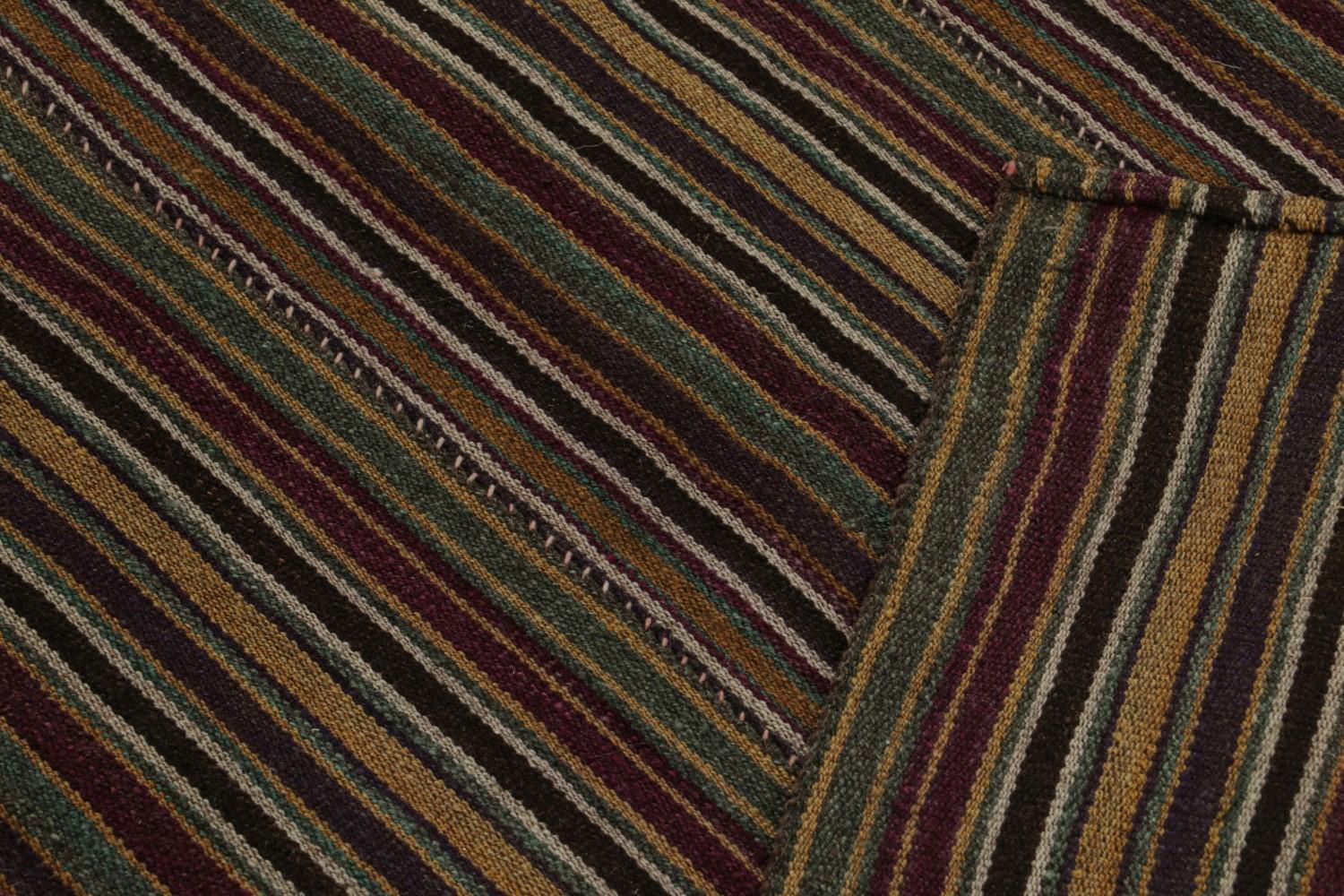 Vintage tribal Persian Kilim rug