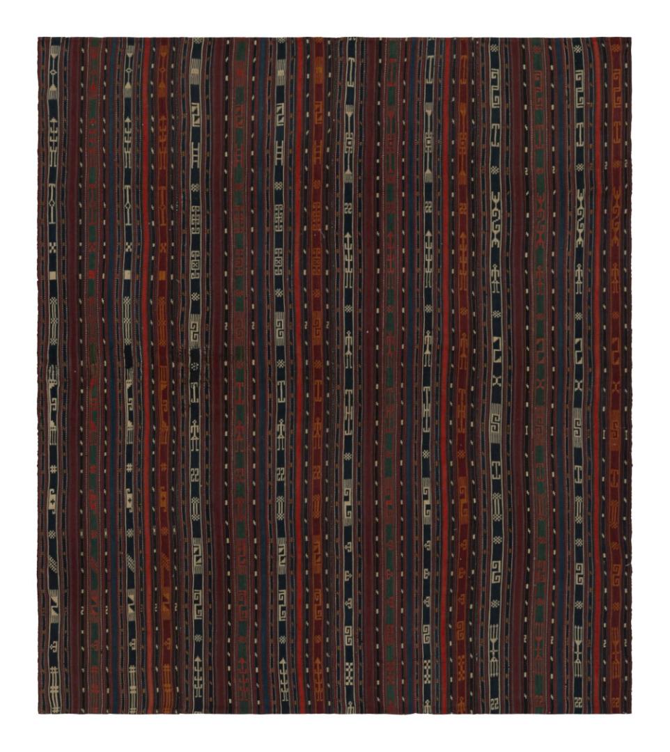 Vintage tribal Persian Kilim rug