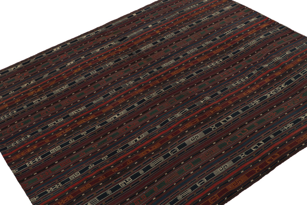Vintage tribal Persian Kilim rug