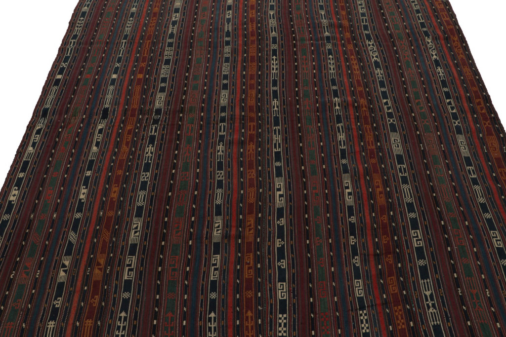 Vintage tribal Persian Kilim rug