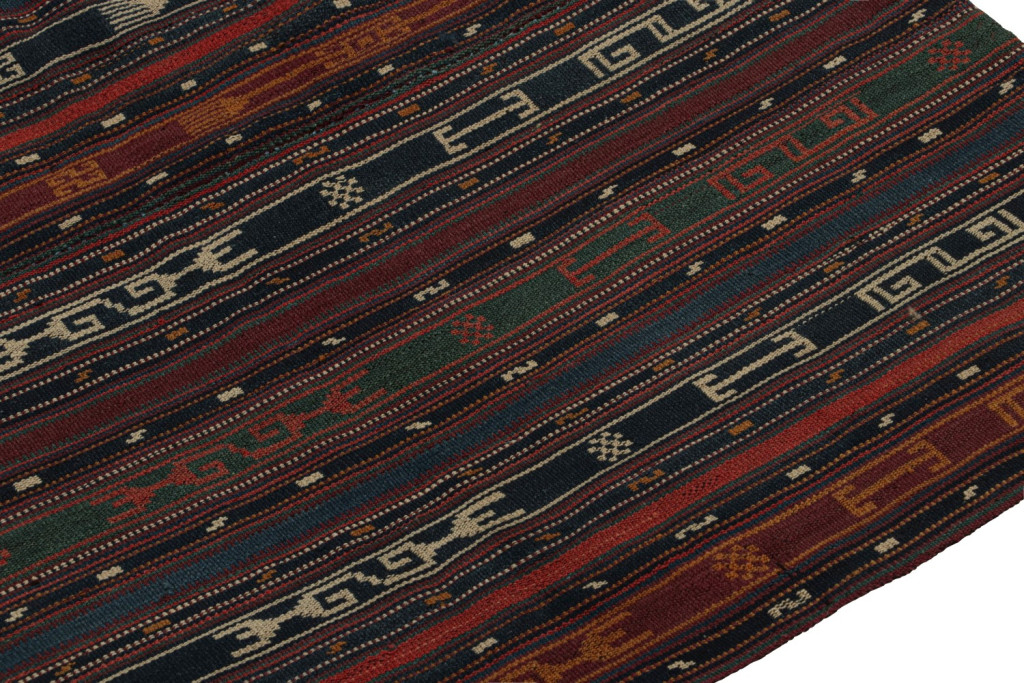 Vintage tribal Persian Kilim rug
