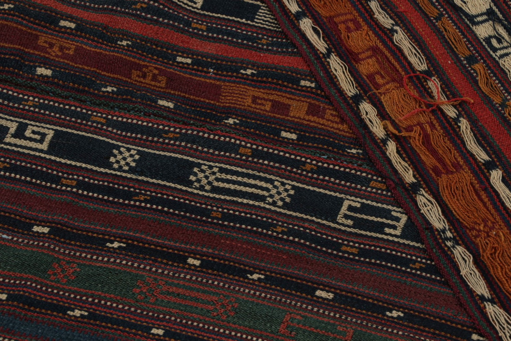 Vintage tribal Persian Kilim rug