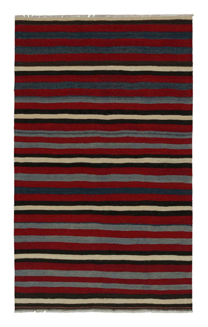 Afghan Tribal Kilim Rug in Red