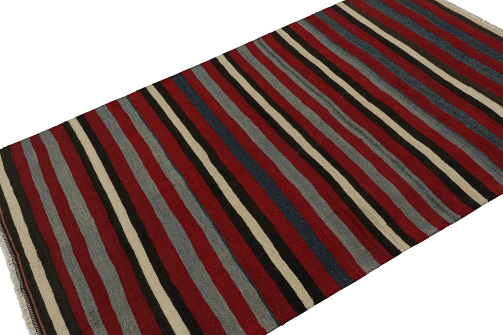 Afghan Tribal Kilim Rug in Red