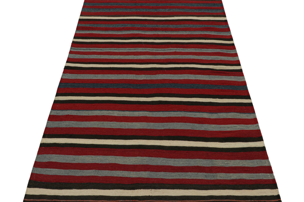 Afghan Tribal Kilim Rug in Red
