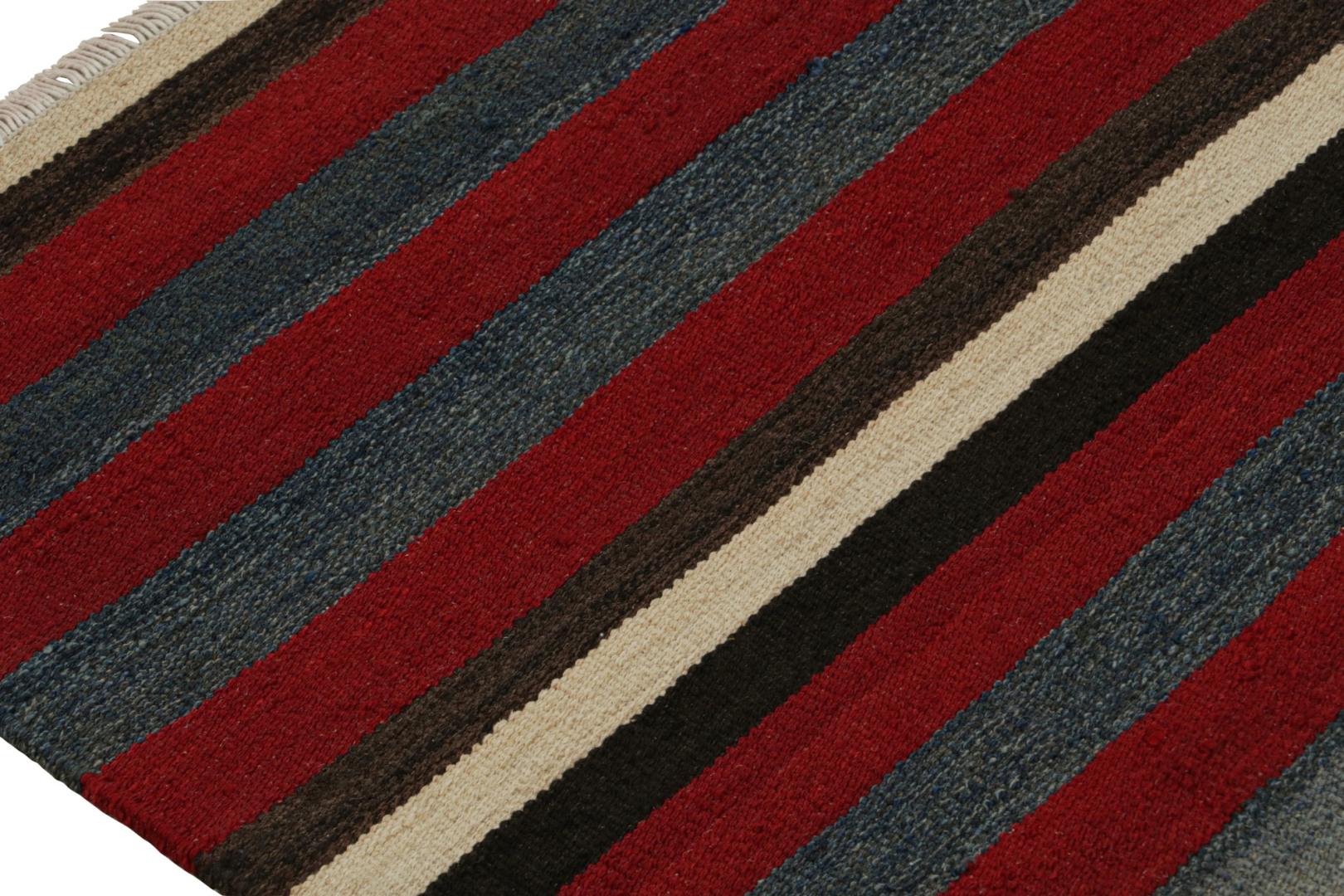 Afghan Tribal Kilim Rug in Red