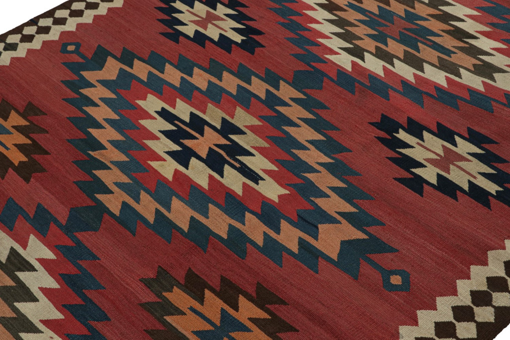 Vintage Afghani tribal Kilim rug
