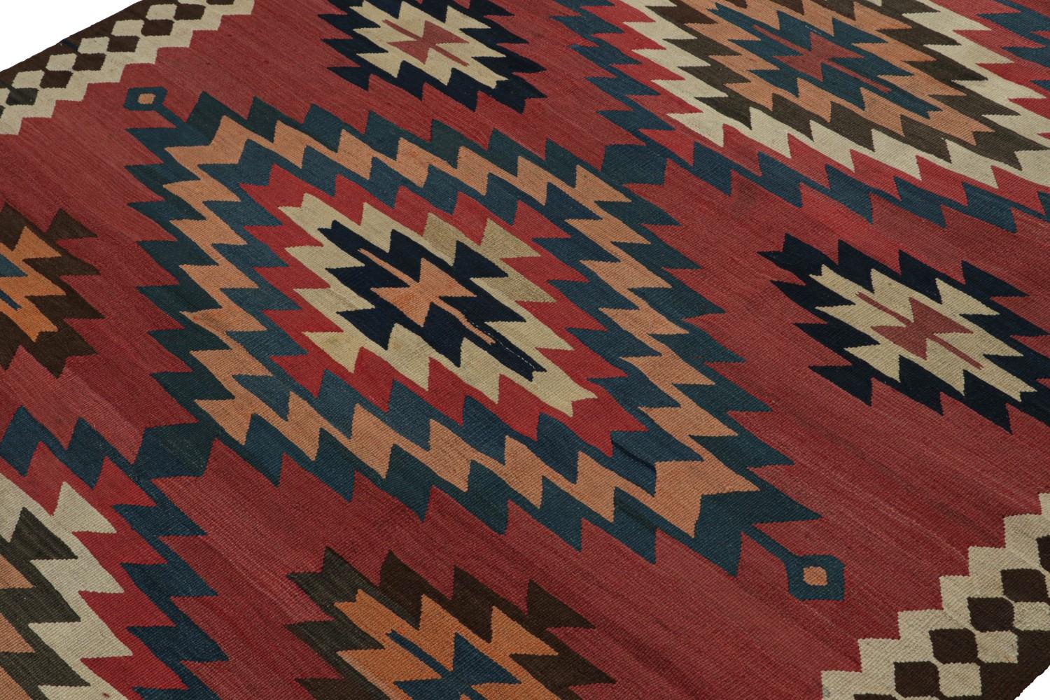 Vintage Afghani tribal Kilim rug