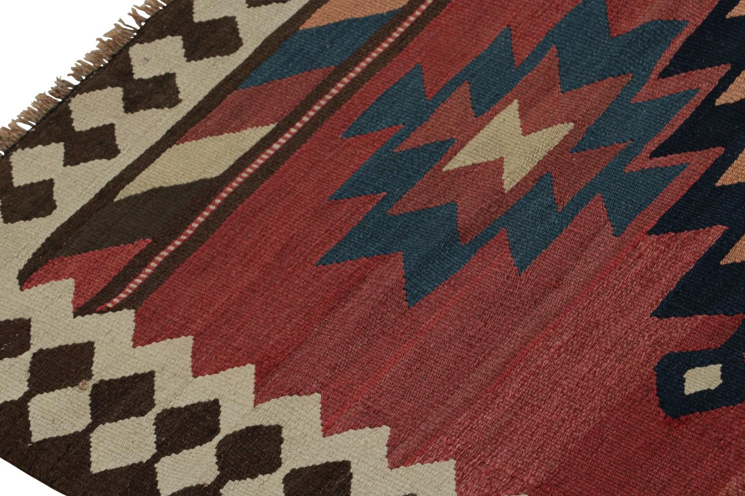Vintage Afghani tribal Kilim rug