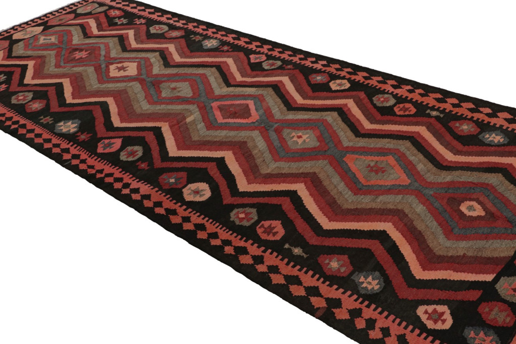 Vintage Afghani tribal Kilim rug