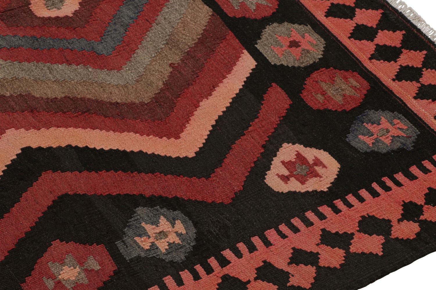Vintage Afghani tribal Kilim rug