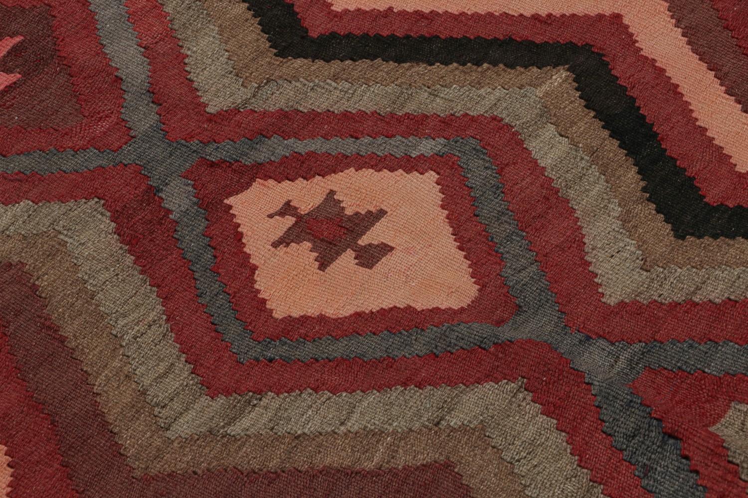 Vintage Afghani tribal Kilim rug