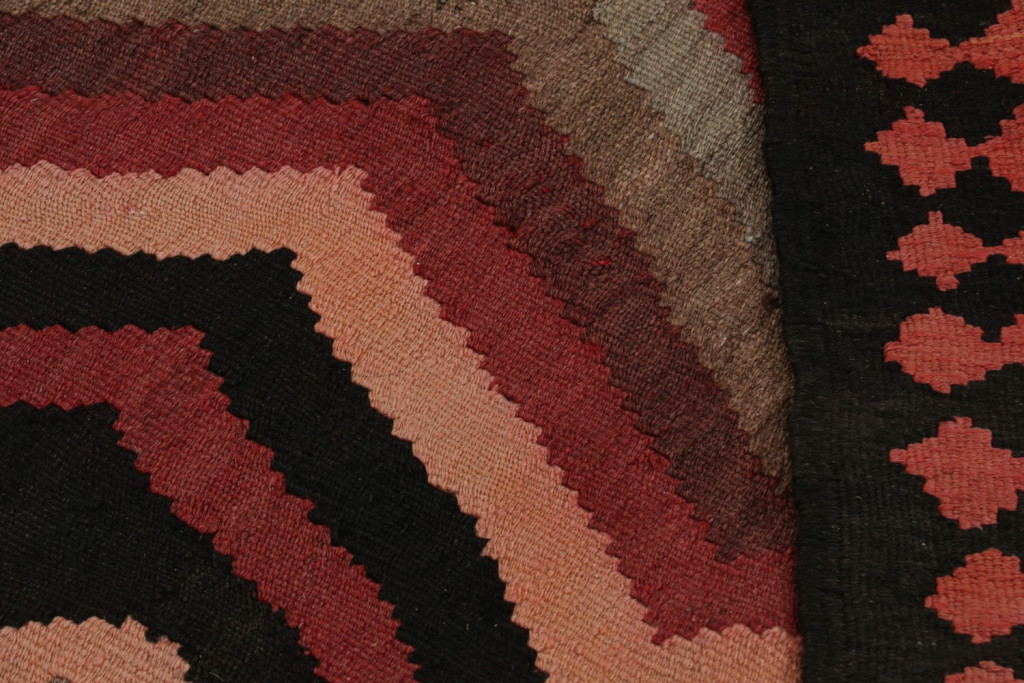 Vintage Afghani tribal Kilim rug