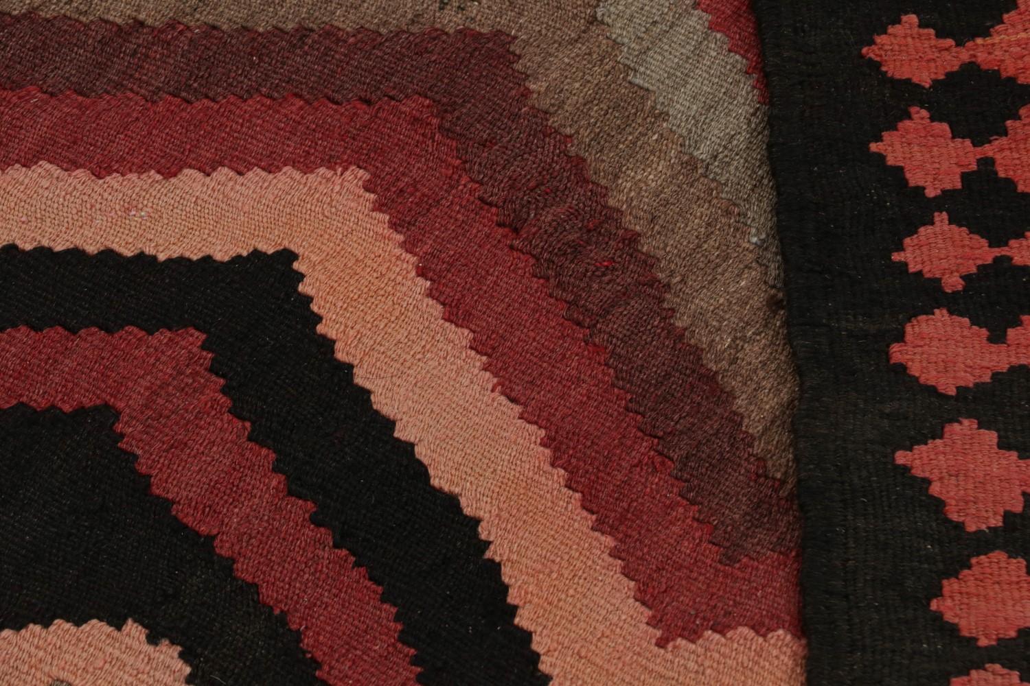 Vintage Afghani tribal Kilim rug