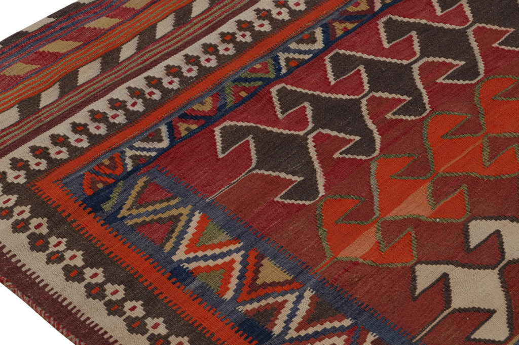Vintage Afghani tribal Kilim rug