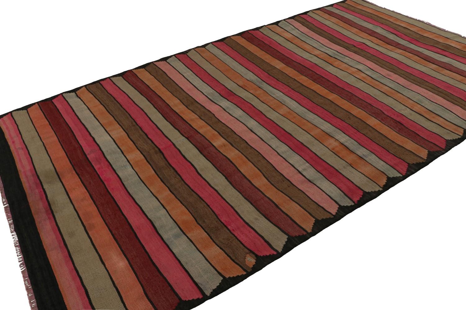Vintage Persian tribal Kilim rug