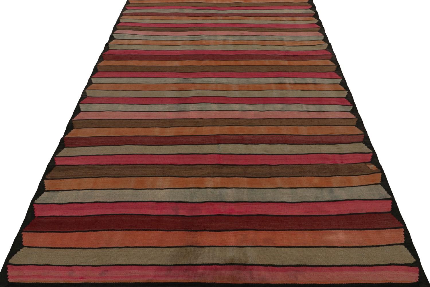 Vintage Persian tribal Kilim rug