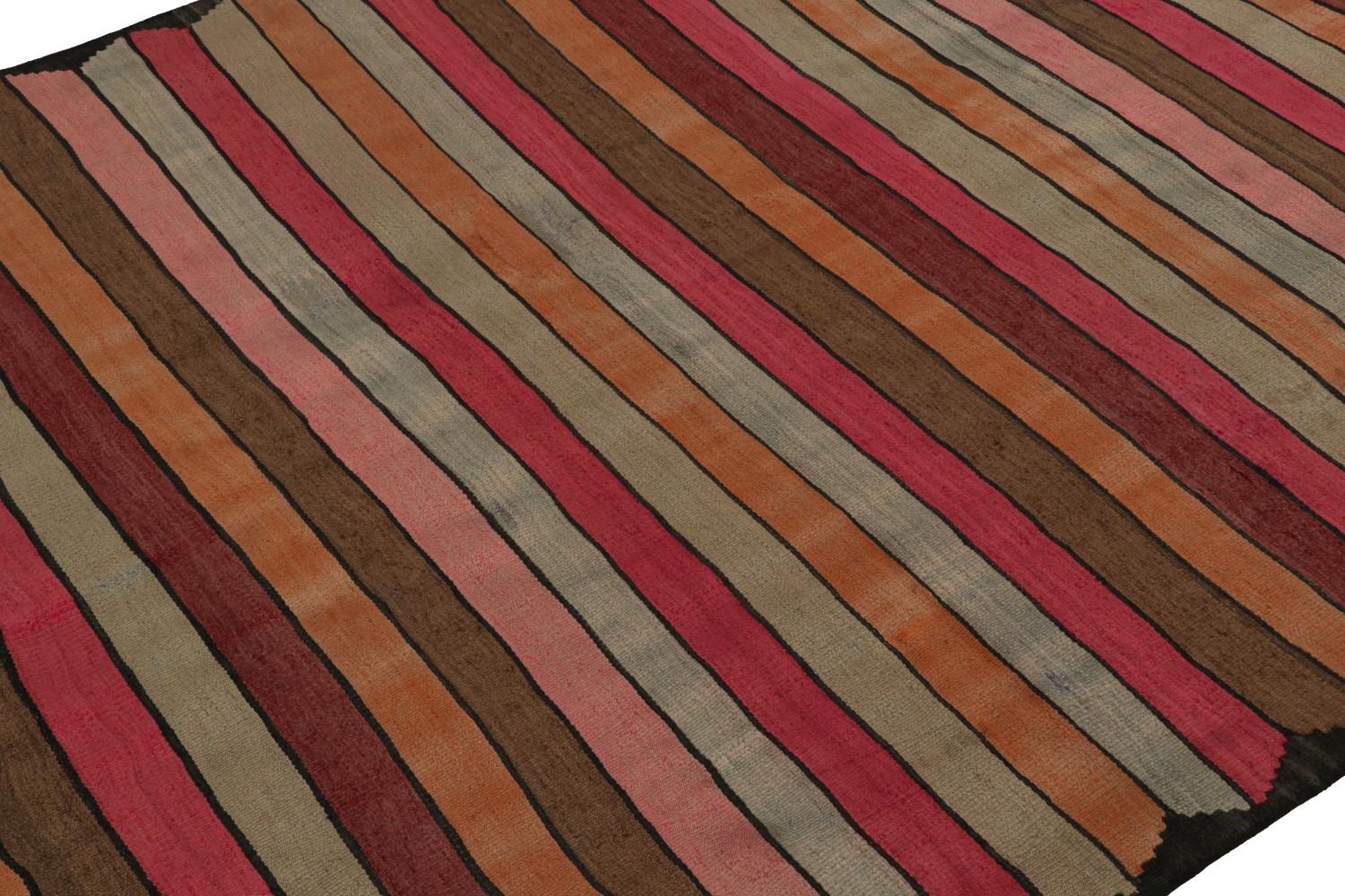Vintage Persian tribal Kilim rug