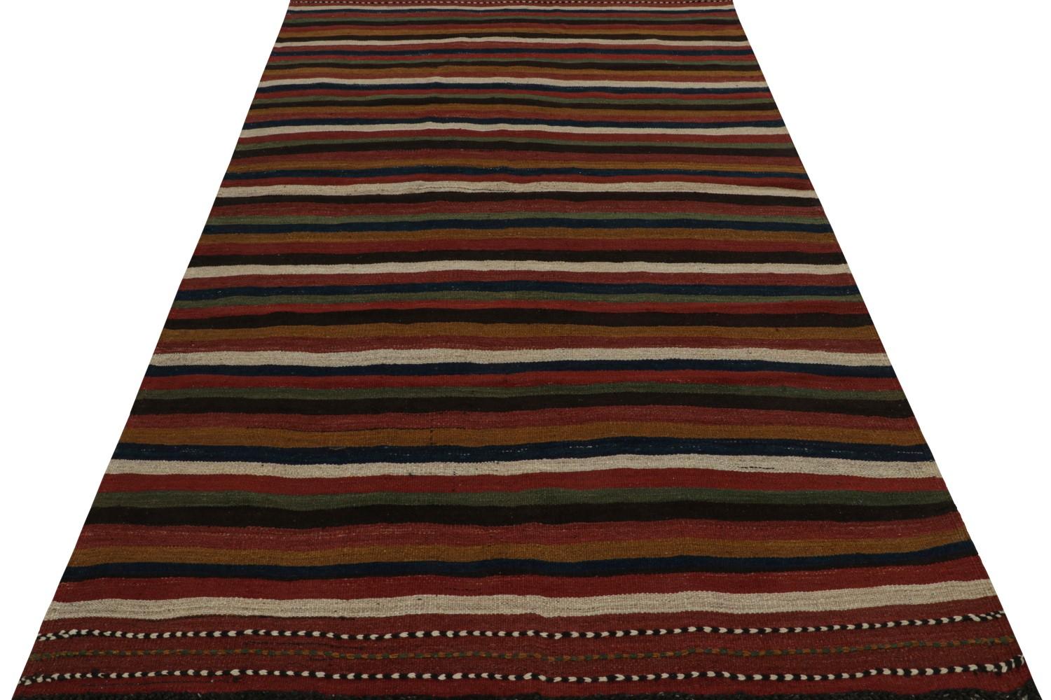 Vintage Afghani tribal Kilim rug