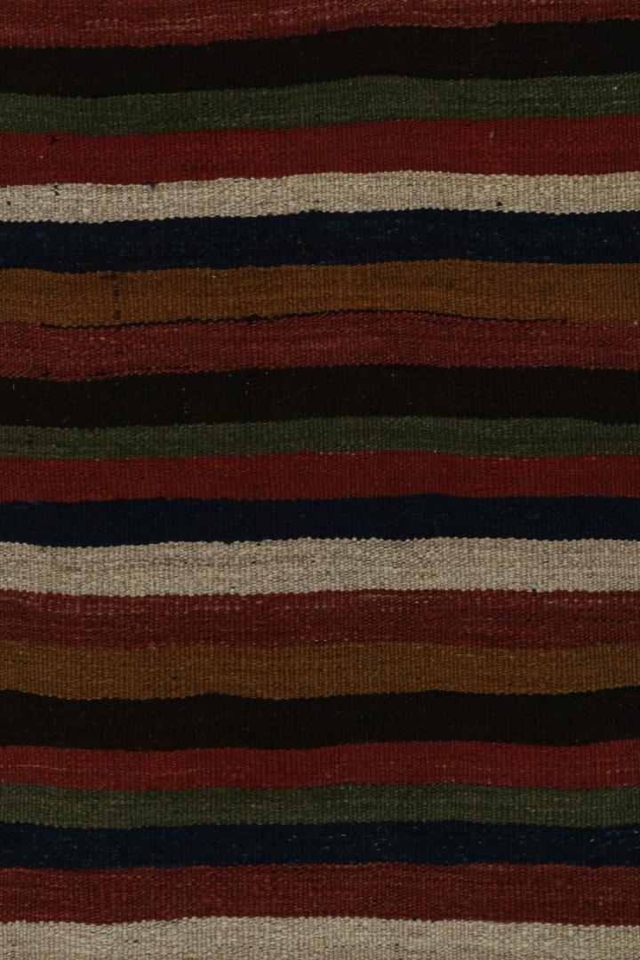 Vintage Afghani tribal Kilim rug