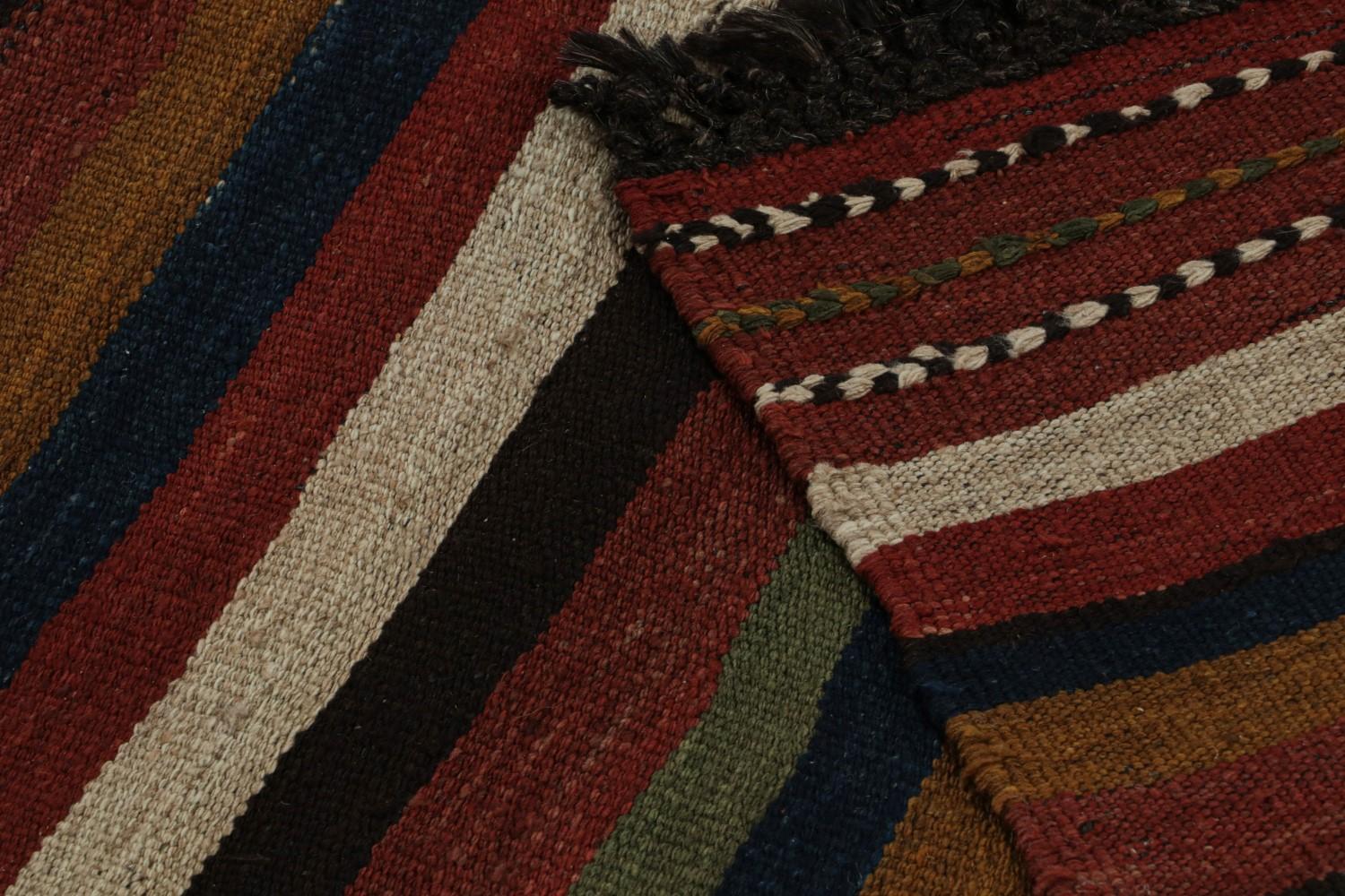 Vintage Afghani tribal Kilim rug
