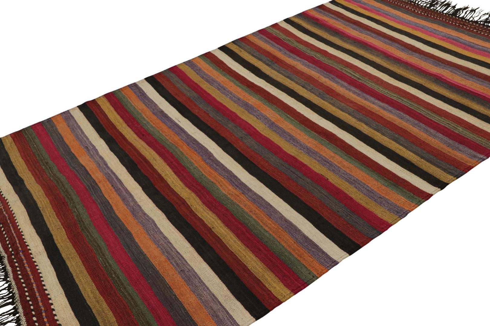 Vintage Afghani tribal Kilim runner rug