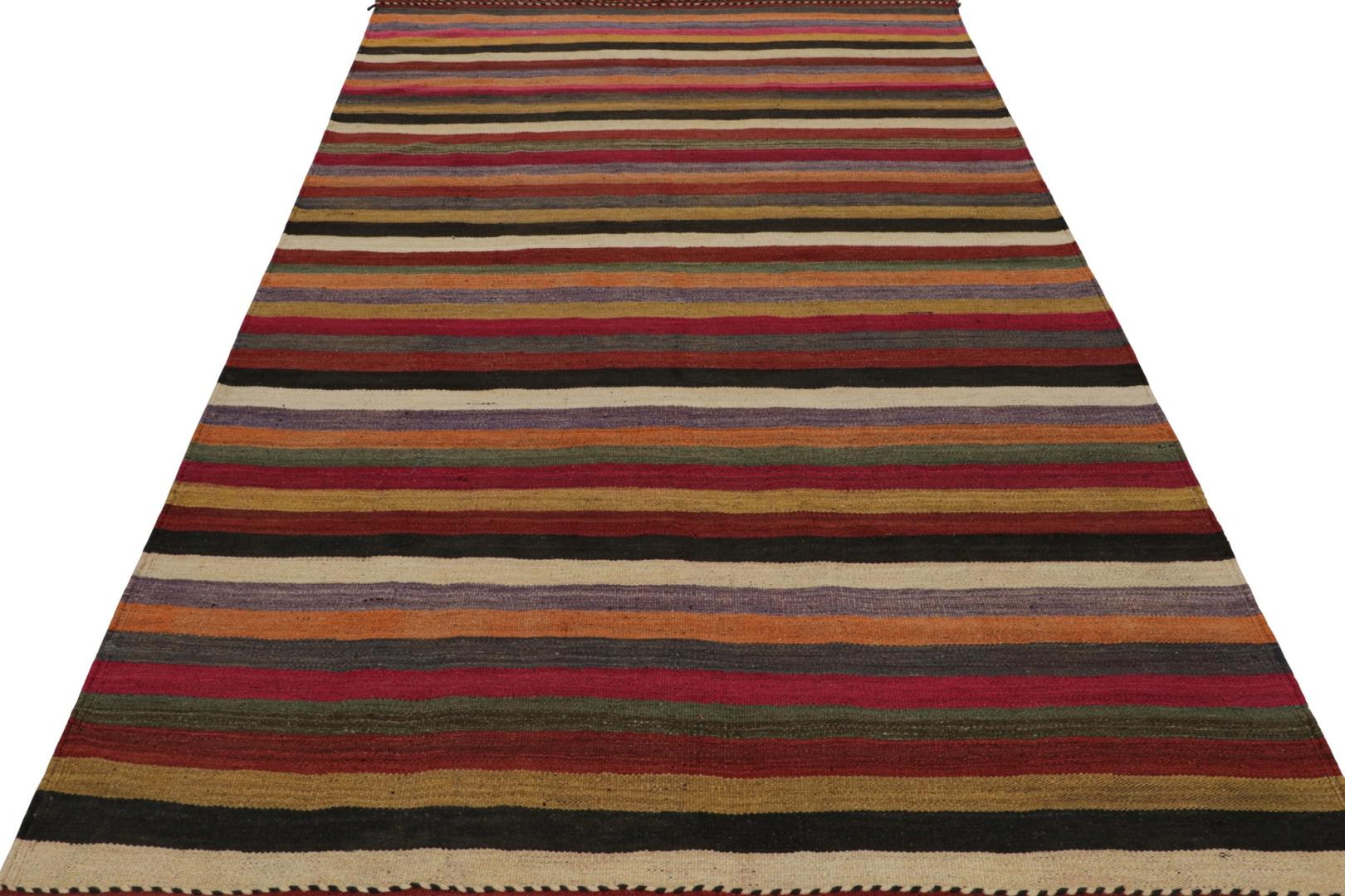 Vintage Afghani tribal Kilim runner rug