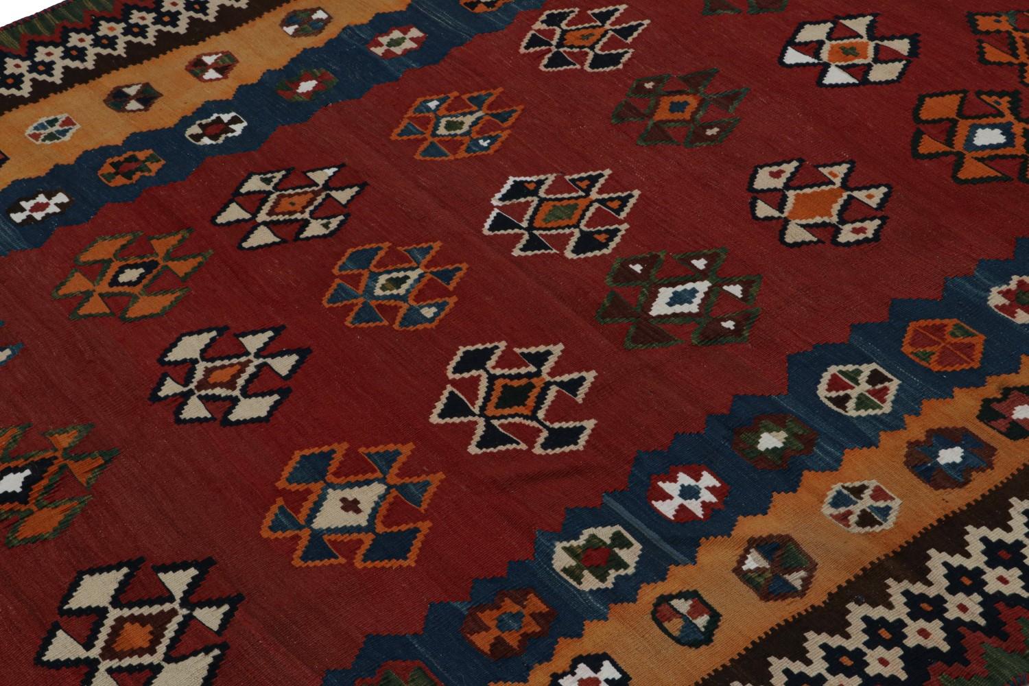 Vintage Afghani tribal Kilim rug
