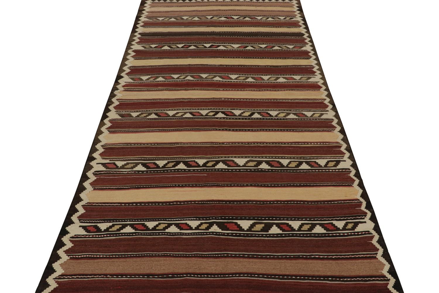 Vintage Afghani Tribal Kilim runner rug