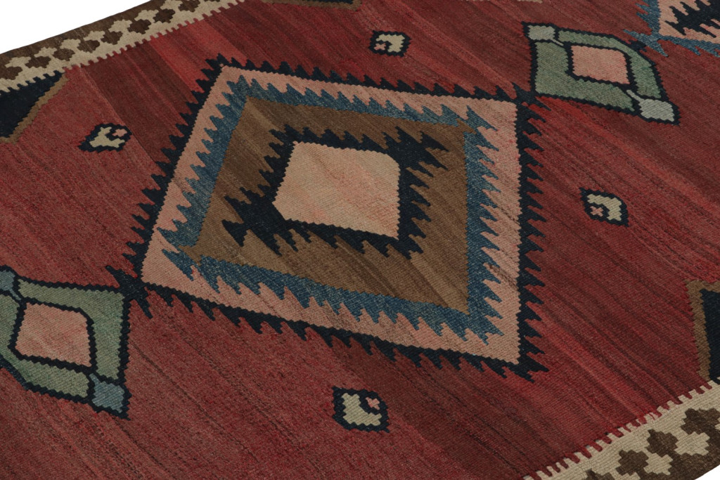 Vintage Afghani tribal Kilim rug
