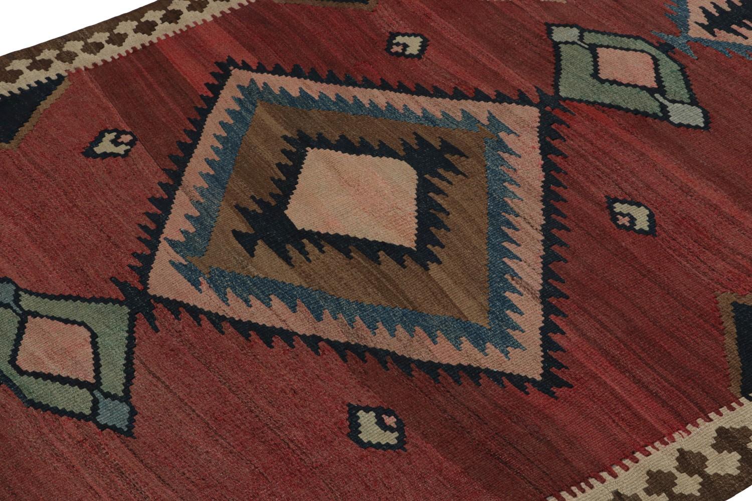 Vintage Afghani tribal Kilim rug