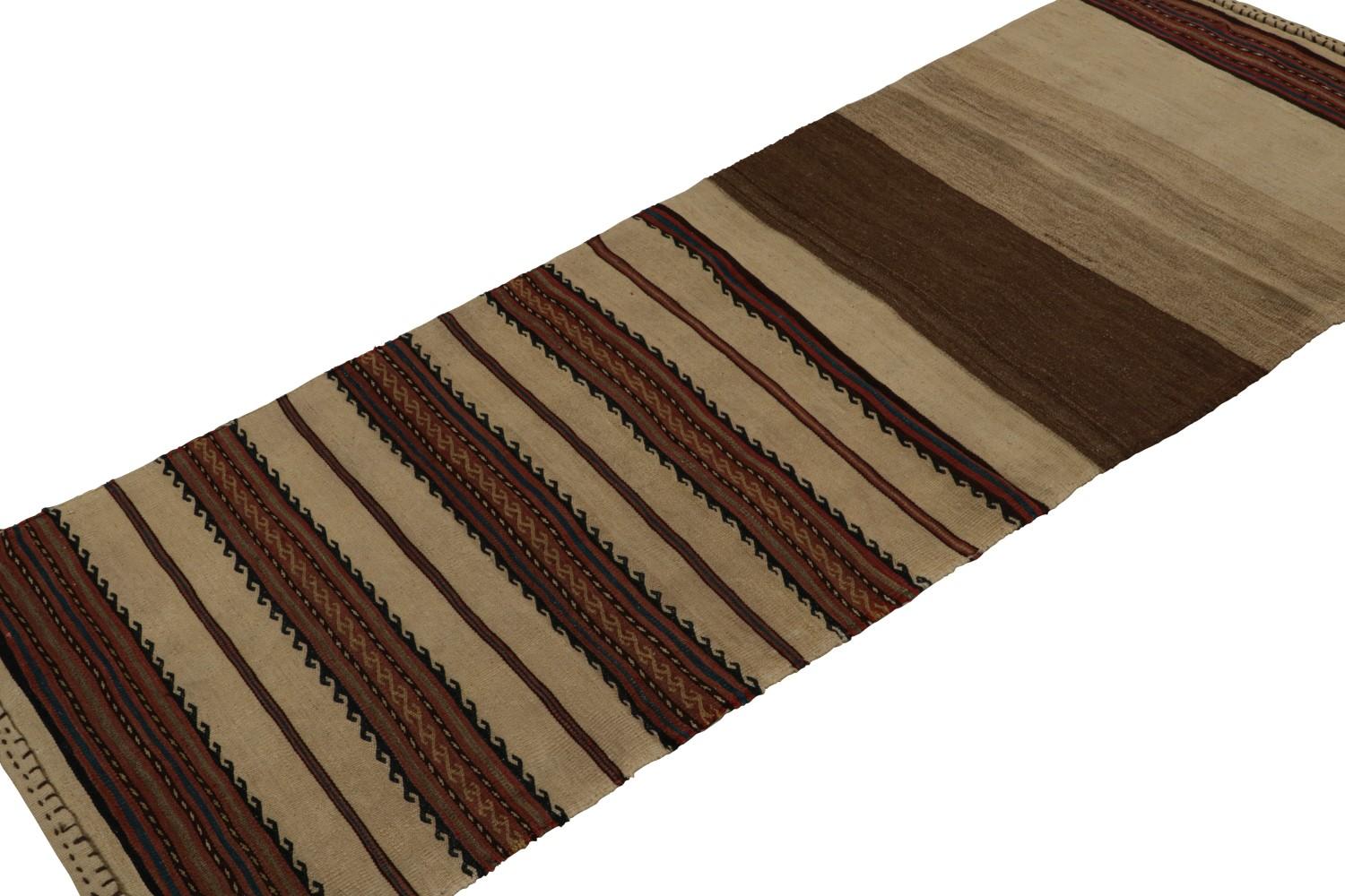 Vintage Afghani tribal Kilim runner rug