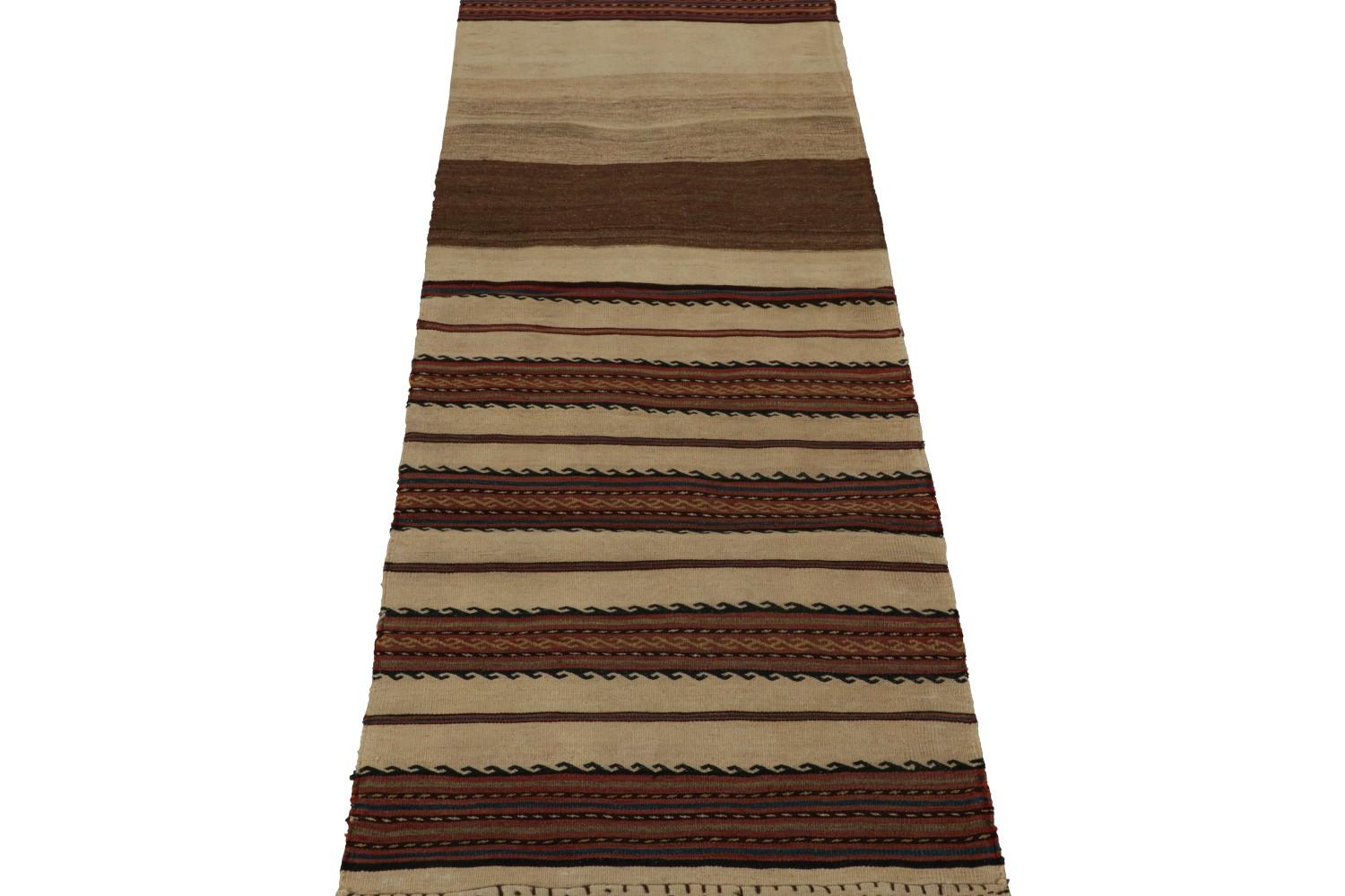 Vintage Afghani tribal Kilim runner rug