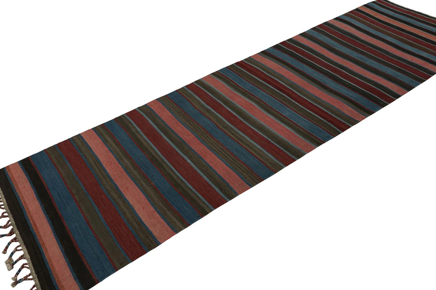 Vintage Afghani tribal Kilim runner rug