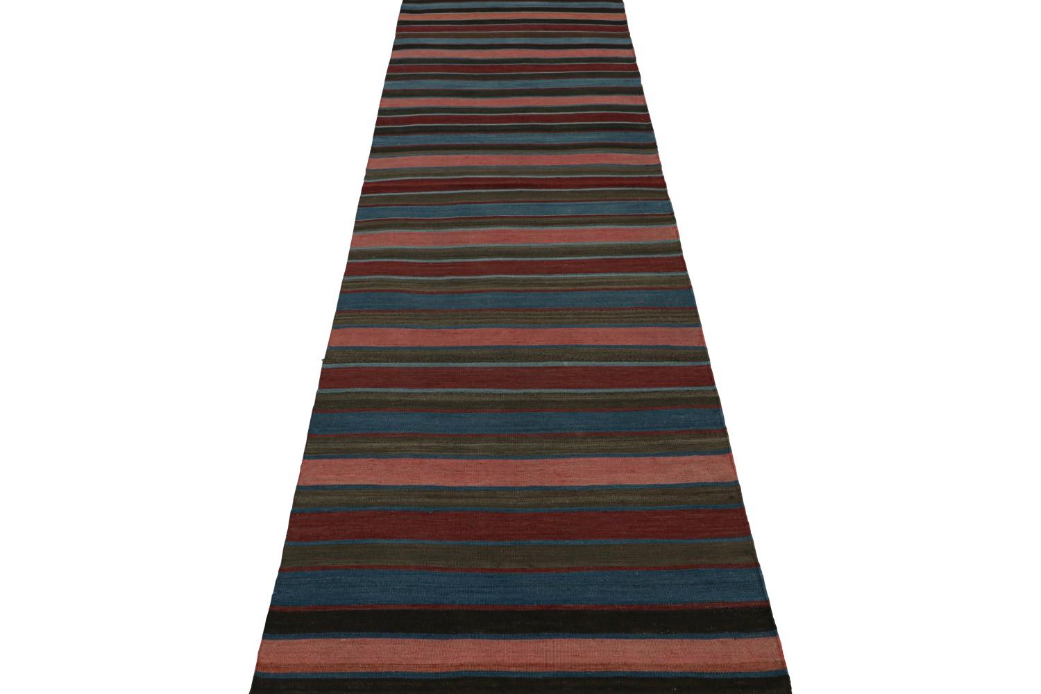 Vintage Afghani tribal Kilim runner rug